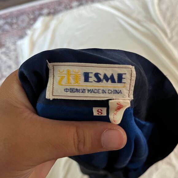 Vtg Chinese Dragon Embroidered 100% Silk Robe Sz S - Picture 13 of 13